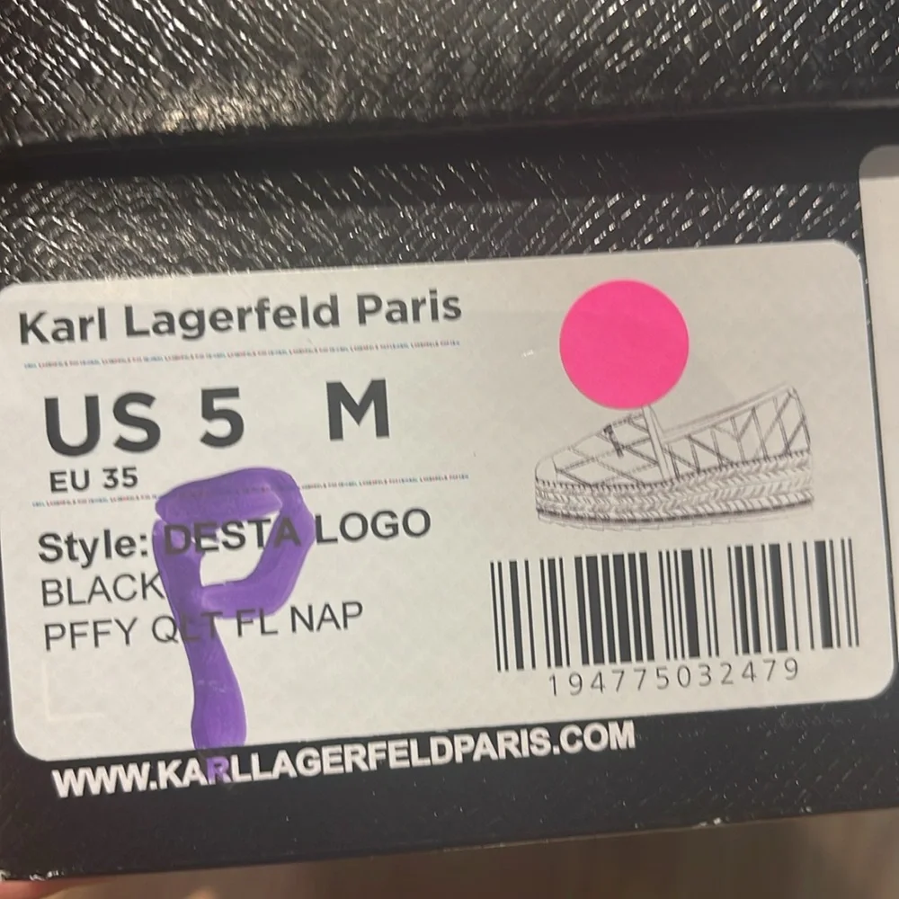 Karl Lagerfeld Paris Desta Logo Platform